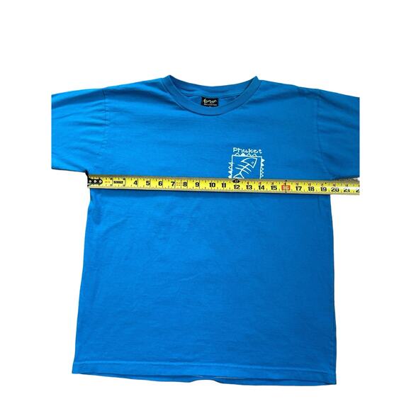 Funny T Shirt Phuket Thailand Blue T Shirt Size M Medium Seldom Worn - Picture 7 of 7
